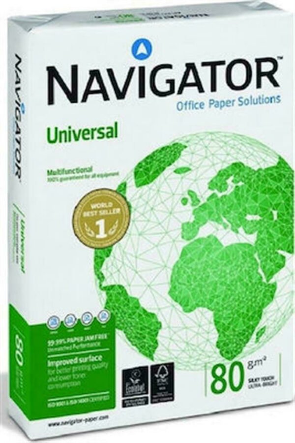 Navigator Universal Χαρτί Α4 Εκτύπωσης A4 80gr/m² 500 φύλλα