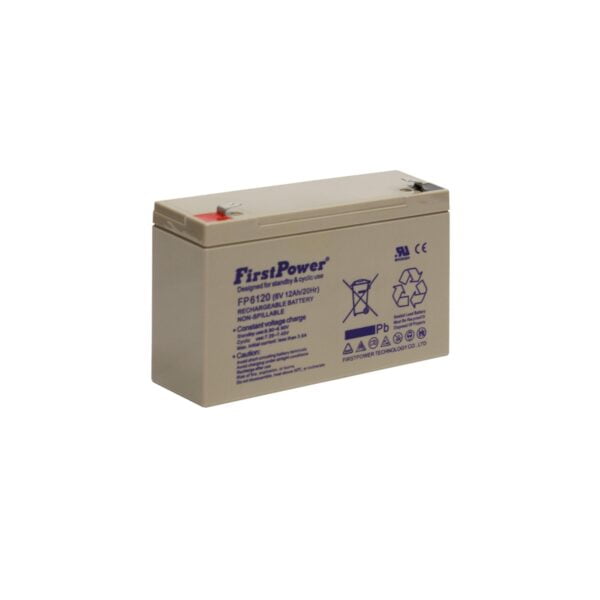 First Power Μπαταρία μολύβδου VRLA 6V 12Ah First Power