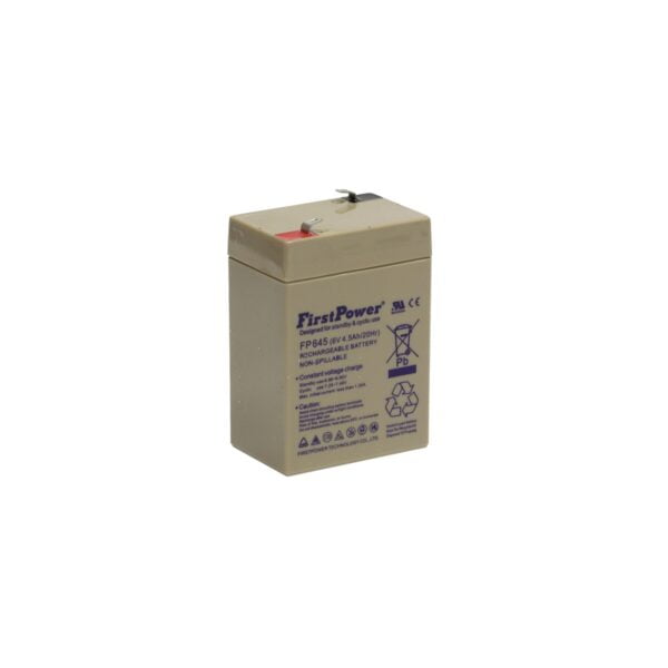 First Power Μπαταρία μολύβδου VRLA 6V 4.5Ah First Power