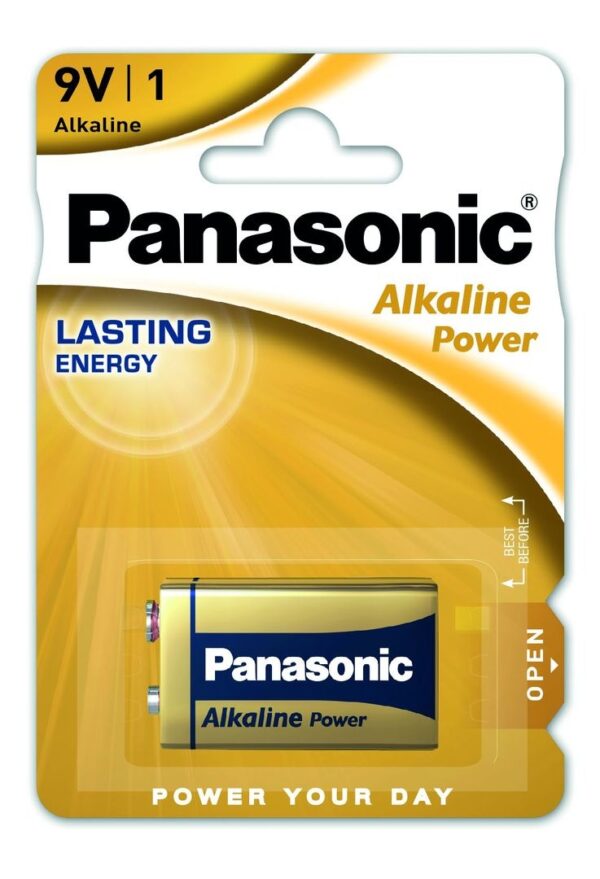 Panasonic1 Μπαταρία / blister 6LR61-9V Panasonic Alkaline Power