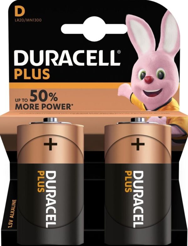 Duracell2 Μπαταρίες / blister LR20-D Duracell Plus Power