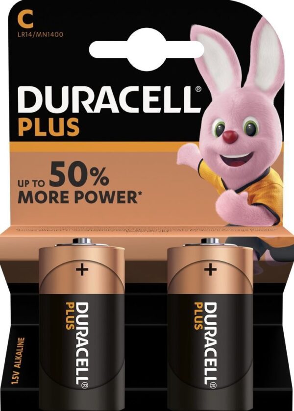 Duracell2 Μπαταρίες / blister LR14-C Duracell Plus Power