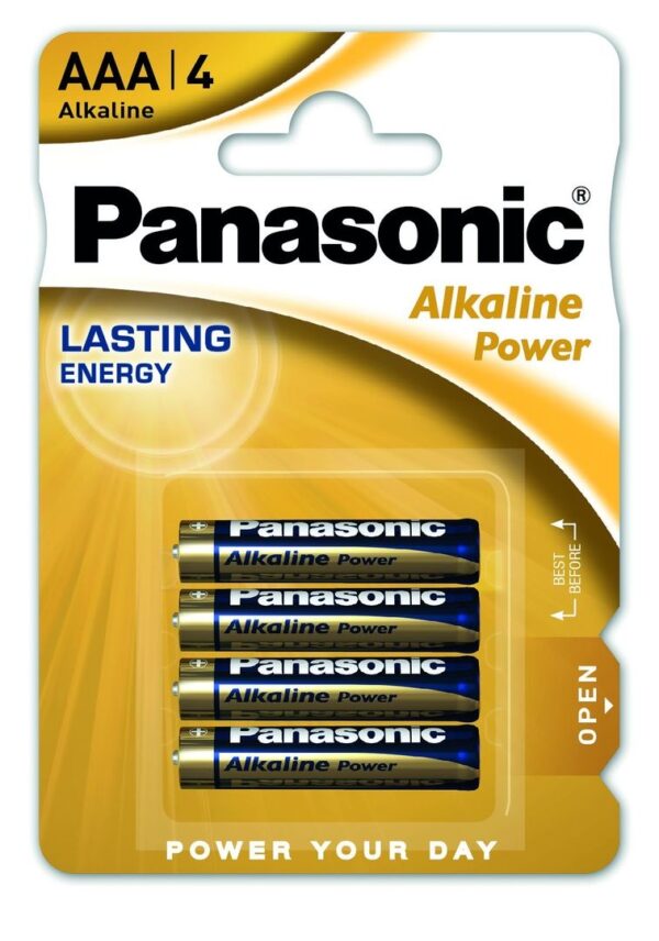 Panasonic4 Μπαταρίες / blister LR03-AAA Panasonic Alkaline Power