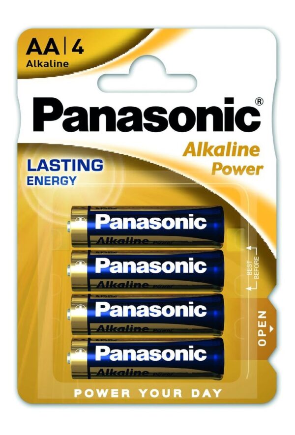 Panasonic4 Μπαταρίες / blister LR6-AA Panasonic Alkaline Power