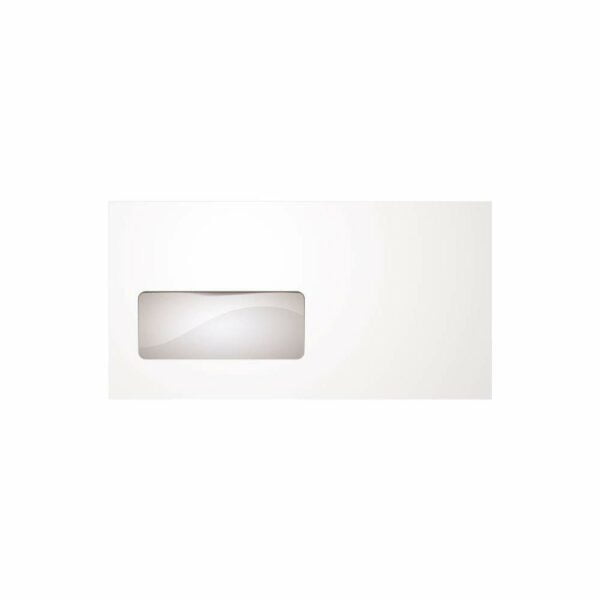 Φάκελοι Αλληλογραφίας, Φάκελος Καρέ, Typotrust 114x229, 90γρ, Λευκός, Αυτοκόλλητος, Aριστερό παράθυρο
