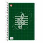 Τετράδιο Μουσικής Typotrust Α4 Σπιράλ Πεντάγραμμο 40φύλλων - Image 4