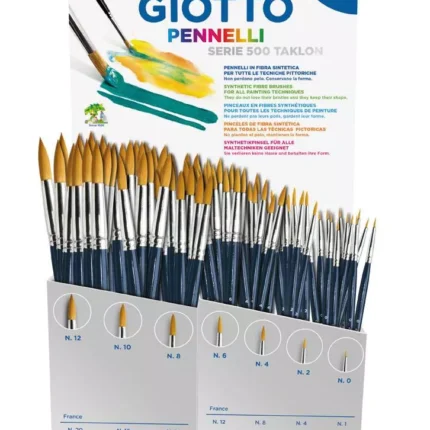 Giotto Πινέλα 500 Taklon 84τμχ σε Display