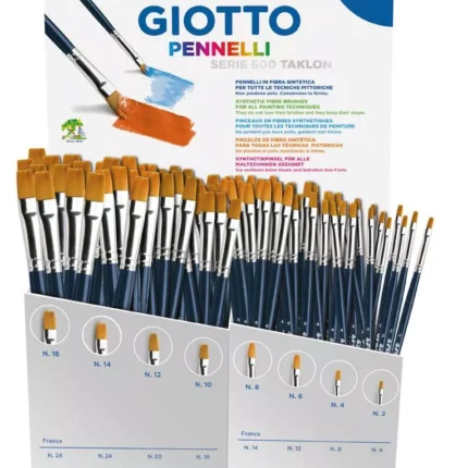 Giotto Πινέλα 600 Taklon 96τμχ σε Display