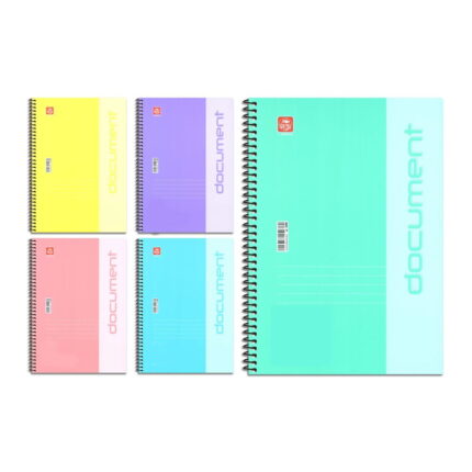 Document Τετράδιο Σπιράλ Β5 2 θεμάτων