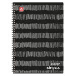 Color Stripes Τετράδιο Σπιράλ A4 3 θεμάτων