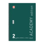 Academy Τετράδιο Σπιράλ A4 2 θεμάτων