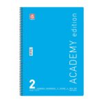 Academy Τετράδιο Σπιράλ A4 2 θεμάτων