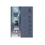 Jeans Τετράδιο Σπιράλ Β5 3 θεμάτων