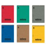 Μπλοκ Σπιράλ Ριγέ 8.5x11.8 MICRO 80φύλλων
