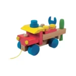 Ξύλινο φορτηγό με εργαλεία