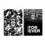 Τετράδιο Σπιράλ ΠΑΟΚ 17x25 εκ.