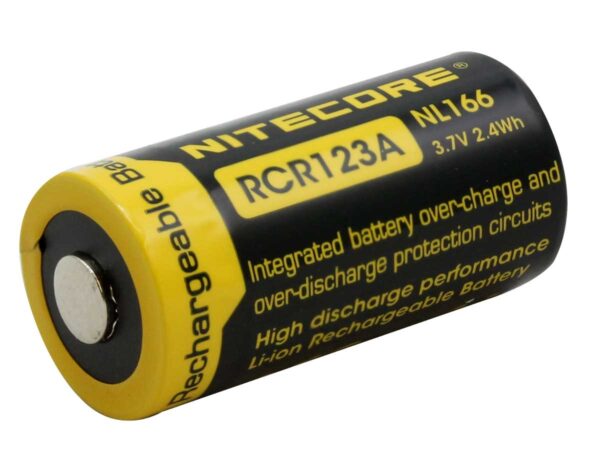 Μπαταρία ιόντων Λιθίου protected 16340 650mAh RCR123A NITECORE