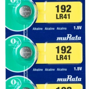 5 μπαταρίες / blister  LR41-192 MURATA