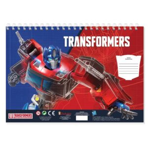 ΜΠΛΟΚ ΖΩΓΡΑΦ TRANSFORMERS 23X33 40ΦΥΛ ΑΥΤΟΚ-ΣΤΕΝΣΙΛ- 2ΣΕΛ ΧΡ  2ΣΧ