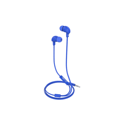 CELLY ΑΚΟΥΣΤΙΚΑ ΜΕ ΜΙΚΡΟΦΩΝΟ FLAT CABLE ΜΠΛΕ