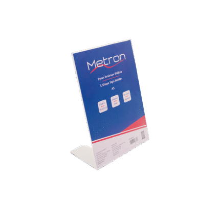 METRON  ΘΗΚΗ ΠΛΕΞΙΓΚΛΑΣ ΜΟΝΟΦΥΛΛΟΥ Α5 ΜΕ ΚΛΙΣΗ