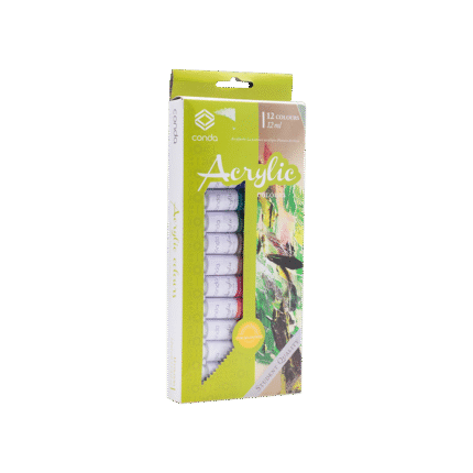 METRON ART ΧΡΩΜΑΤΑ ΑΚΡΥΛΙΚΑ 12x12ml