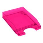 METRON ΔΙΣΚΟΣ ΓΡΑΦΕΙΟΥ ΠΛΑΣΤΙΚΟΣ FLUO ΔΙΑΦΑΝΟ ΚΟΚΚΙΝΟ