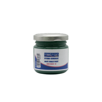 METRON ART ΧΡΩΜΑ ΚΙΜΩΛΙΑΣ ΜΑΤ 110ml DARK GREEN