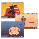 METRON KIDS ΜΠΛΟΚ ΖΩΓΡΑΦΙΚΗΣ 21x29cm 40 ΦΥΛΛΑ JAPAN 12 τεμάχια