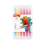 DELI ΜΑΡΚΑΔΟΡΟΣ WASHABLE ΜΥΤH & ΠΙΝΕΛΟ 12 ΧΡΩΜΑΤΑ COLOR EMOTION