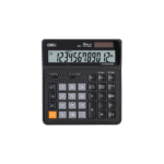 DELI ΑΡΙΘΜΟΜΗΧΑΝΗ ΑΠΟΦΟΡΟΛΟΓΗΣΗΣ 12 ΨΗΦΙΩΝ SMART EM01020 ΜΑΥΡΗ