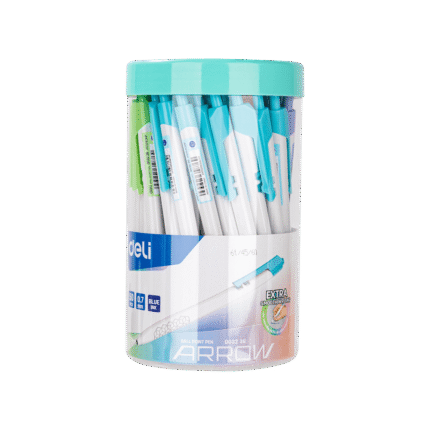 DELI ΣΤΥΛΟ ΚΟΥΜΠΙ ARROW 0.7mm ΠΑΣΤΕΛ ΑΣΣΟΡΤΙ 50τεμάχια