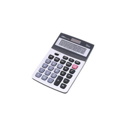 DELI ΑΡΙΘΜΟΜΗΧΑΝΗ 12 ΨΗΦΙΩΝ  CORE E1222 ΑΣΗΜΙ