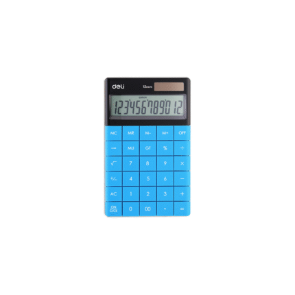 DELI ΑΡΙΘΜΟΜΗΧΑΝΗ 12 ΨΗΦΙΩΝ TOUCH E1589 ΜΠΛΕ