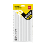 DELI ΚΟΛΛΑ ΣΙΛΙΚΟΝΗΣ Φ11x200mm 10τεμάχια STICK UP ΔΙΑΦΑΝΗ