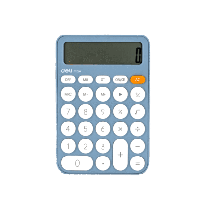 DELI ΑΡΙΘΜΟΜΗΧΑΝΗ 12 ΨΗΦΙΩΝ M124 ΜΠΛΕ ΠΑΣΤΕΛ