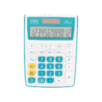 DELI ΑΡΙΘΜΟΜΗΧΑΝΗ 12 ΨΗΦΙΩΝ TOUCH E1238 ΜΠΛΕ