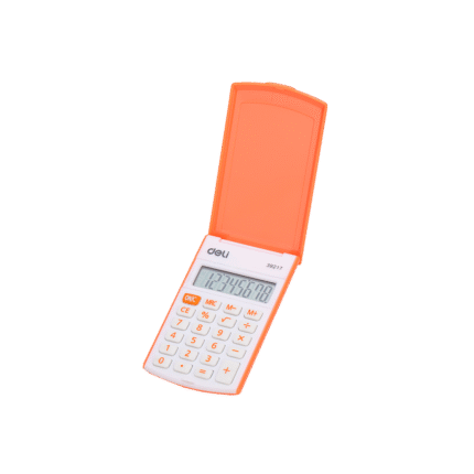 DELI ΑΡΙΘΜΟΜΗΧΑΝΗ 8 ΨΗΦΙΩΝ EASY-PROTECT ΠΟΡΤΟΚΑΛΙ