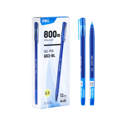 DELI ΣΤΥΛΟ GEL ΚΑΠΑΚΙ 0.5mm ΜΠΛΕ 12τεμάχια