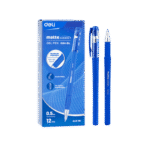 DELI ΣΤΥΛΟ GEL ΚΑΠΑΚΙ 0.5mm ΜΠΛΕ 12τεμάχια