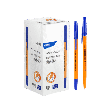 DELI ΣΤΥΛΟ 0.7mm VINTAGE ΜΠΛΕ 50τεμάχια