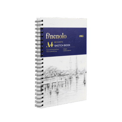 DELI ΜΠΛΟΚ ΣΧΕΔΙΟΥ ΣΠΙΡΑΛ 60 ΦΥΛΛΑ A4 (210x297mm) 160gsm FINENOLO
