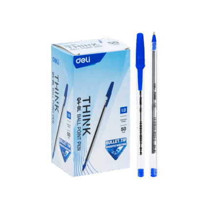 DELI ΣΤΥΛΟ 1.0mm THINK ΜΠΛΕ 50τεμάχια