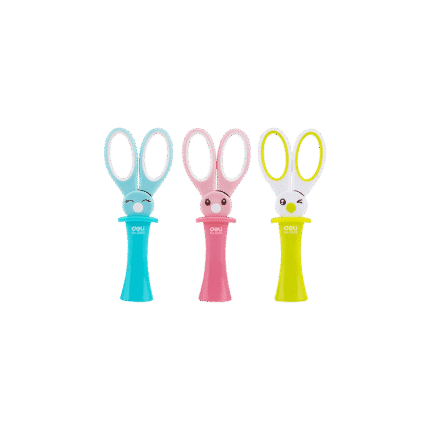 DELI ΨΑΛΙΔΙ ΠΑΙΔΙΚΟ SOFT GRIP 5' 2/5 13.7cm RABBIT ΑΣΣΟΡΤΙ 12τεμάχια