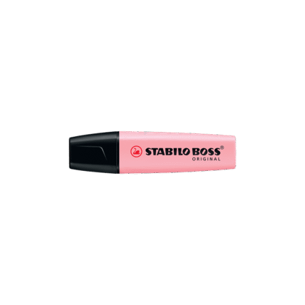 STABILO ΜΑΡΚΑΔΟΡΟΣ ΥΠΟΓΡΑΜΜΙΣΗΣ BOSS 70/129 ΠΑΣΤΕΛ ΡΟΖ 10Τ