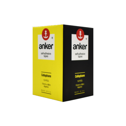 ANKER ΚΟΛΛΗΤΙΚΗ ΤΑΙΝΙΑ 15mmx66m ΔΙΑΦΑΝΗ 10 τεμάχια