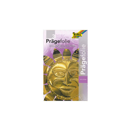 FOLIA ΦΥΛΛΟ ΑΛΟΥΜΙΝΙΟΥ 3Φ. 70m 18x29.5cm ΧΡΥΣΟ