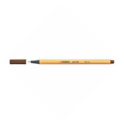 STABILO ΜΑΡΚΑΔΟΡΟΣ 88 No45 BROWN 10 τεμάχια