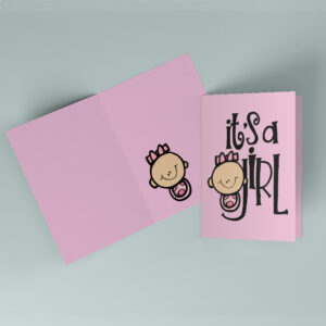 Ευχετήριες κάρτες - Γέννηση It s a Girl