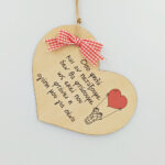 Διακοσμητική καρδιά με εκτύπωση